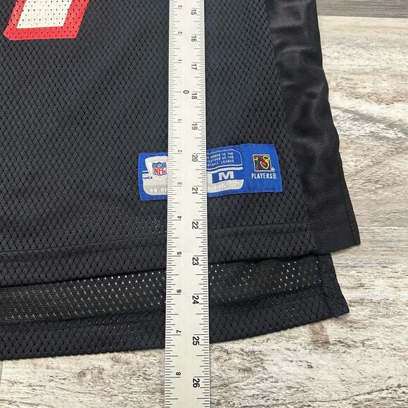Vintage Y2K Reebok NFL Atlanta‎ Falcons Vick #7 Black Youth M Football Jersey - Picture 7 of 8